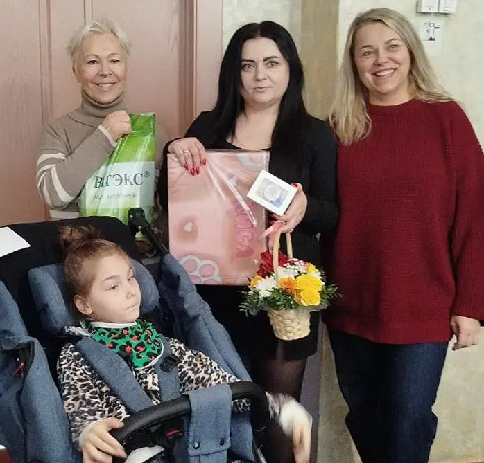 В Осиповичской школе-интернате побывали представительницы «Белорусского союза женщин» с подарками