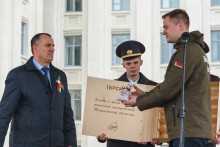 Фоторепортаж со старта молодежного патриотического проекта "Дорогами памяти и славы"