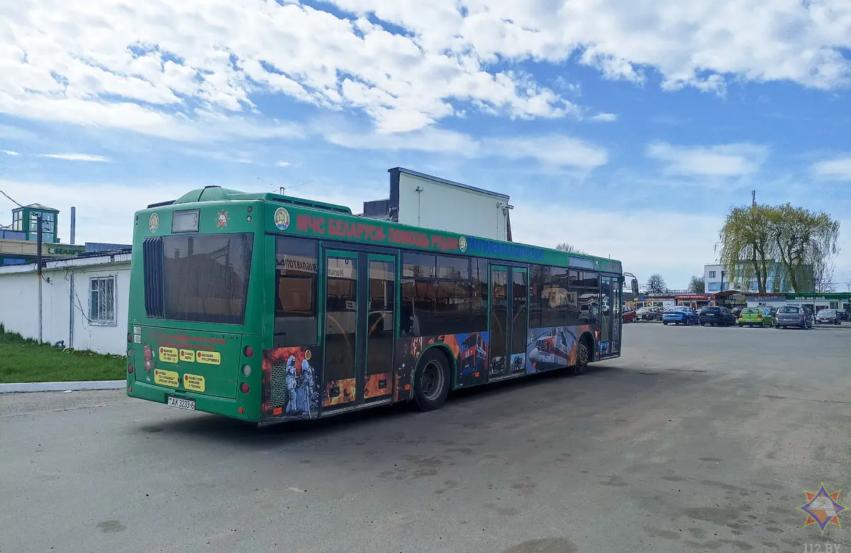 В Осиповичах на городских маршрутах ездит «спасательный» автобус