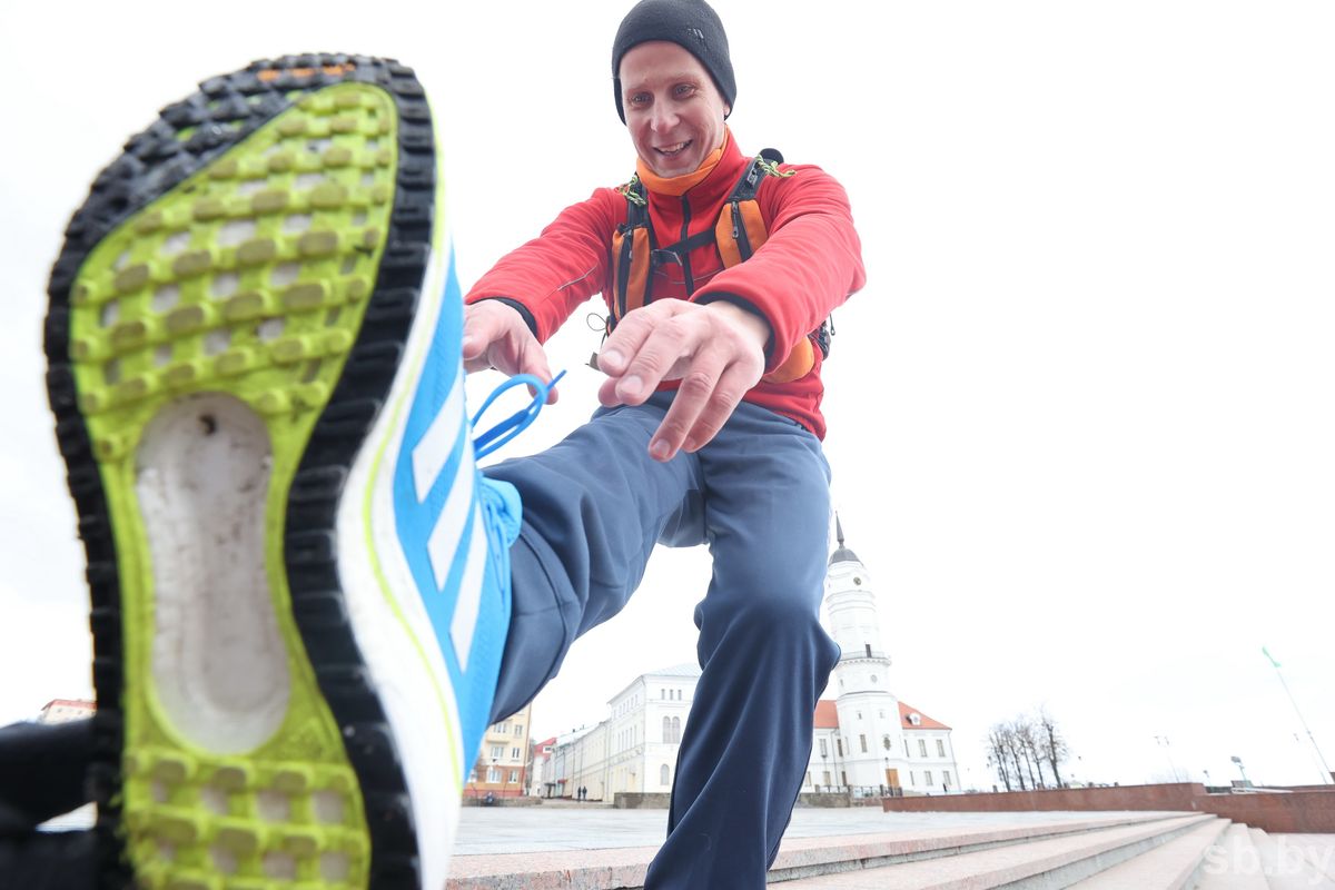 Marathon
runner Alexei Patrusov from Mogilev ran more than 22 thousand kilometers