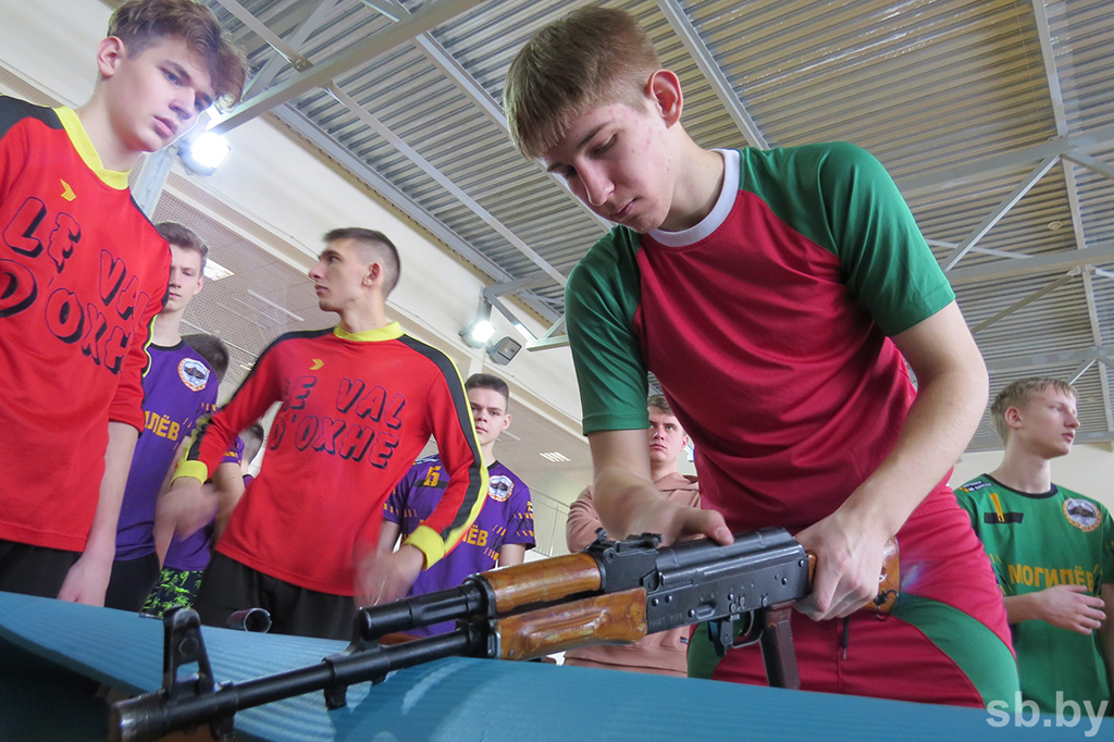 Civil-patriotic club "unity" in one of the schools of Mogilev
united teachers and security officials