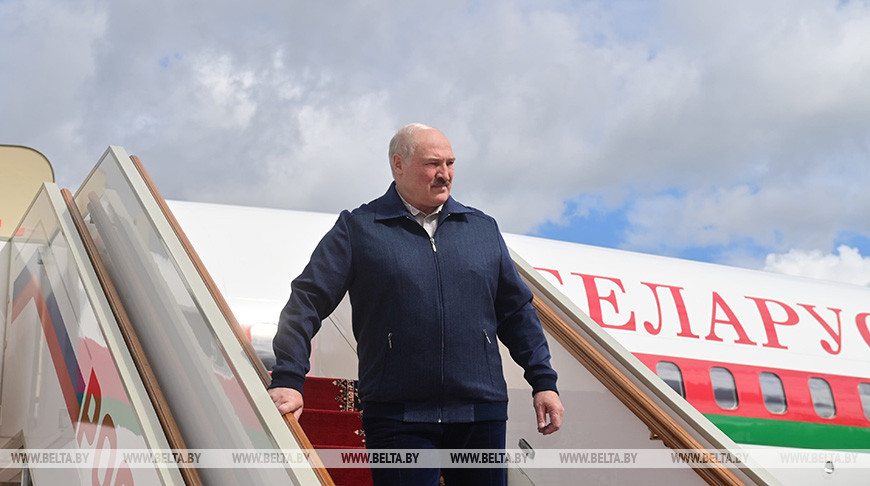 Lukashenko arrives in Moscow for CSTO summit