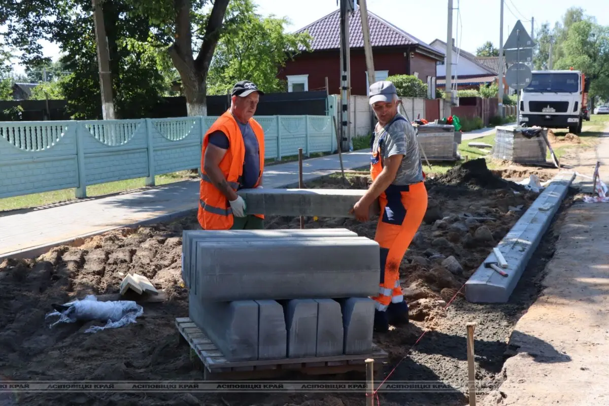 УКП ЖКГ вядзе рамонт вуліц і дарог Асіповіччыны