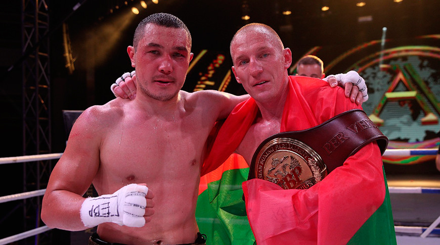 Белорусский боксер Михаил Долголевец выиграл титул IBF Eurasia