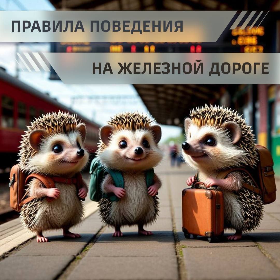 Соблюдайте правила поведения на объектах железнодорожного транспорта