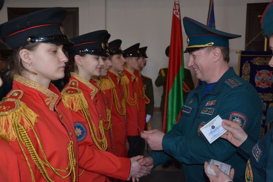 Military-patriotic club "ratavalnik" opened in Mogilev