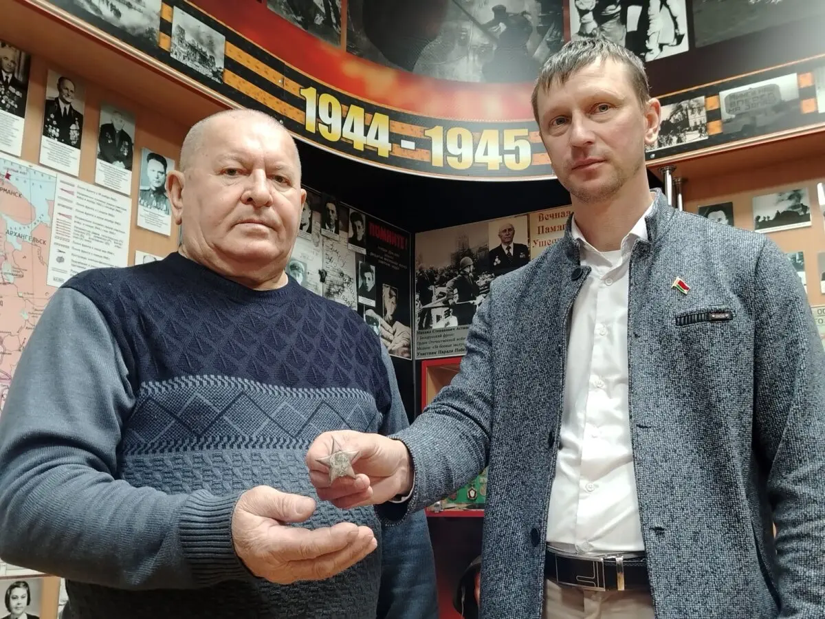 Орден Красной Звезды вернулся к родным через 80 лет: история находки в Осиповичском районе