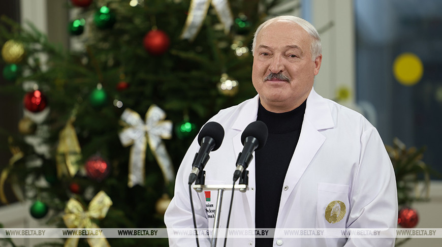 Lukashenko talks about personal matters on New Year’s Eve