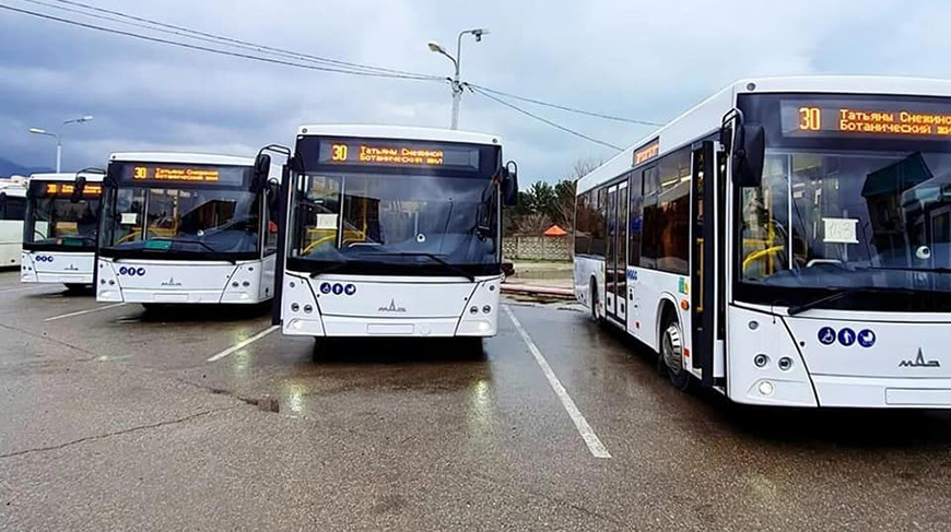 МАЗ поставил автобусы в Геленджик