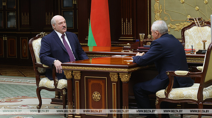 Lukashenko receives head of Belarus President Property Management Directorate