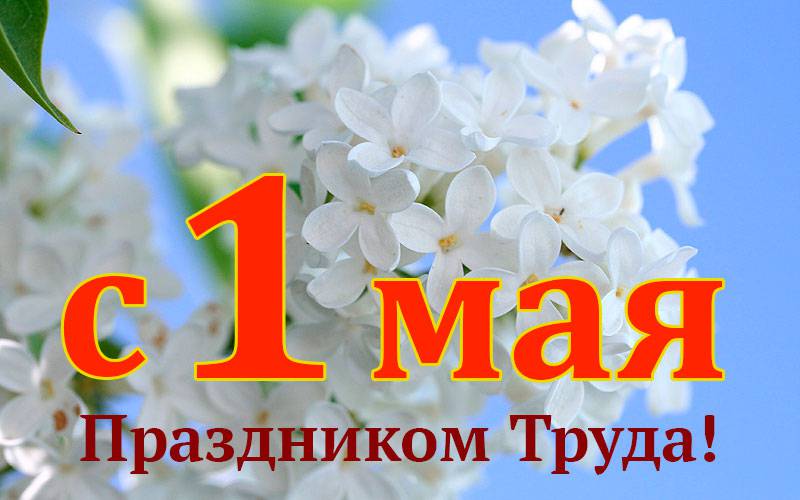 Поздравление председателя Могилевского облисполкома с Праздником Труда 