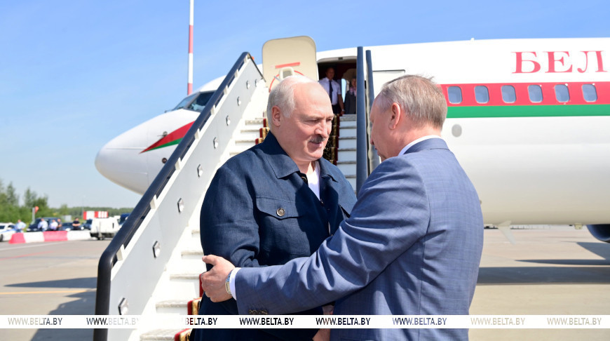 Lukashenko arrives in Russia on working visit