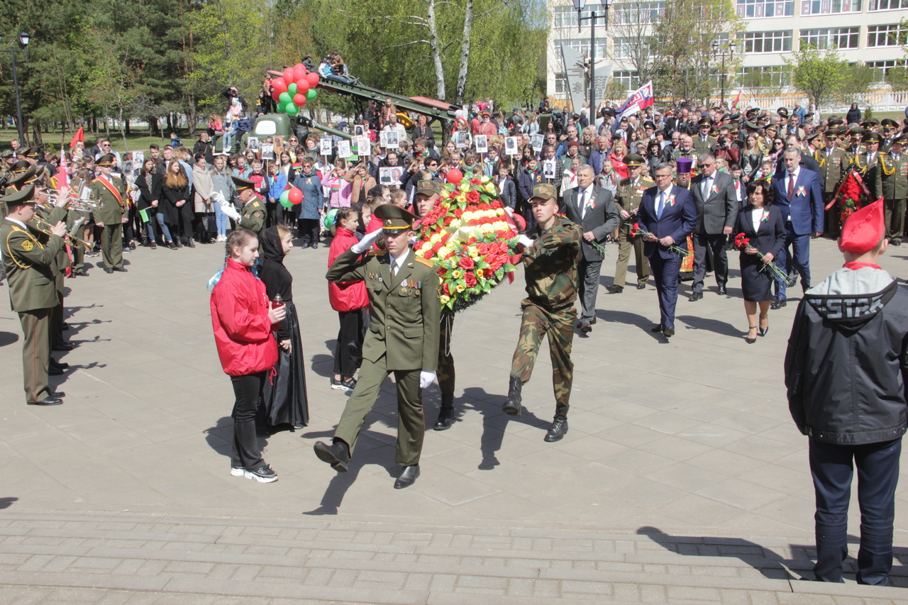 Празднование Дня Победы в городе
