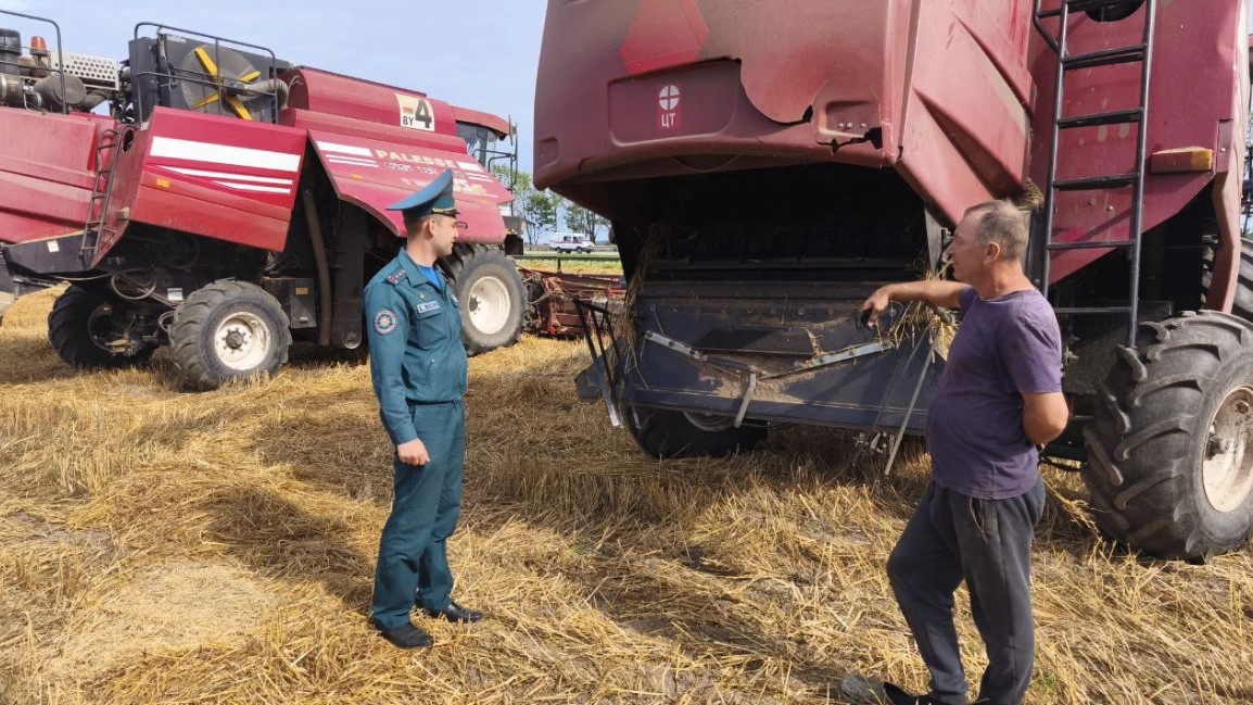 В Могилевском районе проходят рейды по местам уборки урожая