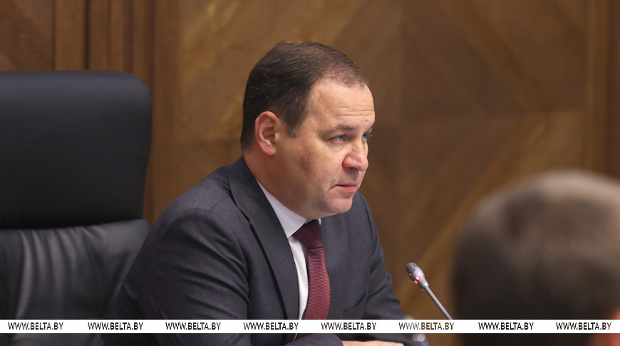 Премьер-Министр Беларуси Роман Головченко подвел итоги социально-экономического развития Беларуси в первом полугодии