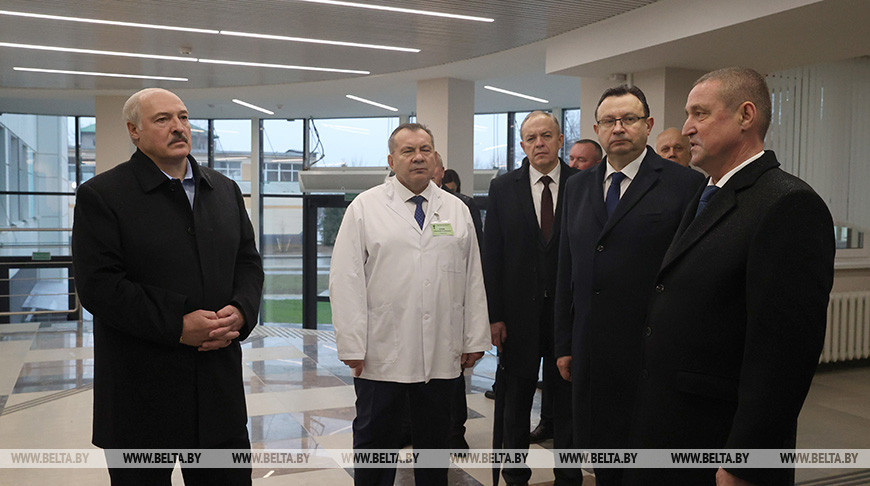 Александр Лукашенко принял участие в открытии нового кардиоцентра в Могилеве