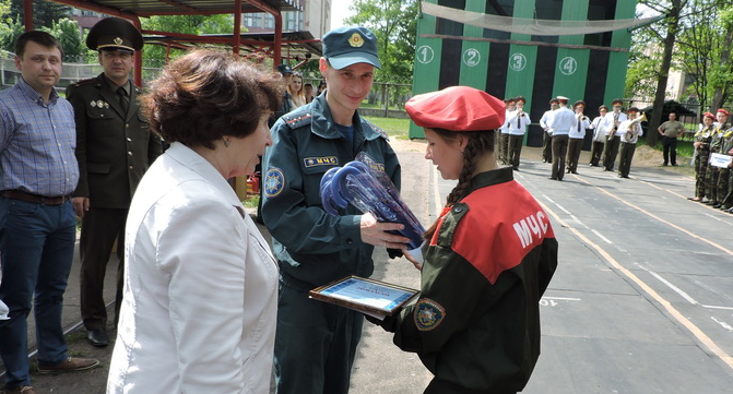 Областной слет юных спасателей пожарных