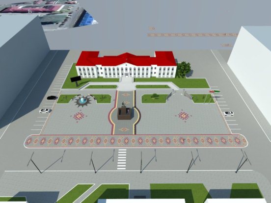 Город готовится к преображению центральной площади