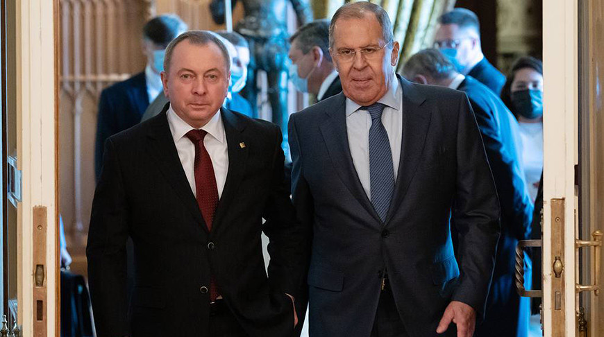 Макей на встрече с Лавровым отметил высокую интенсивность белорусско-российских контактов
