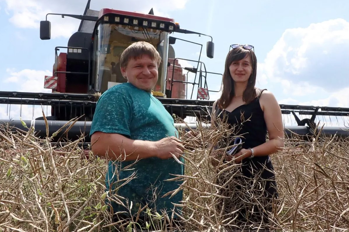 Уборачная кампанія ў разгары. У гэтым пераканалася карэспандэнт АК, наведаушы ААТ “Ясеньскае”