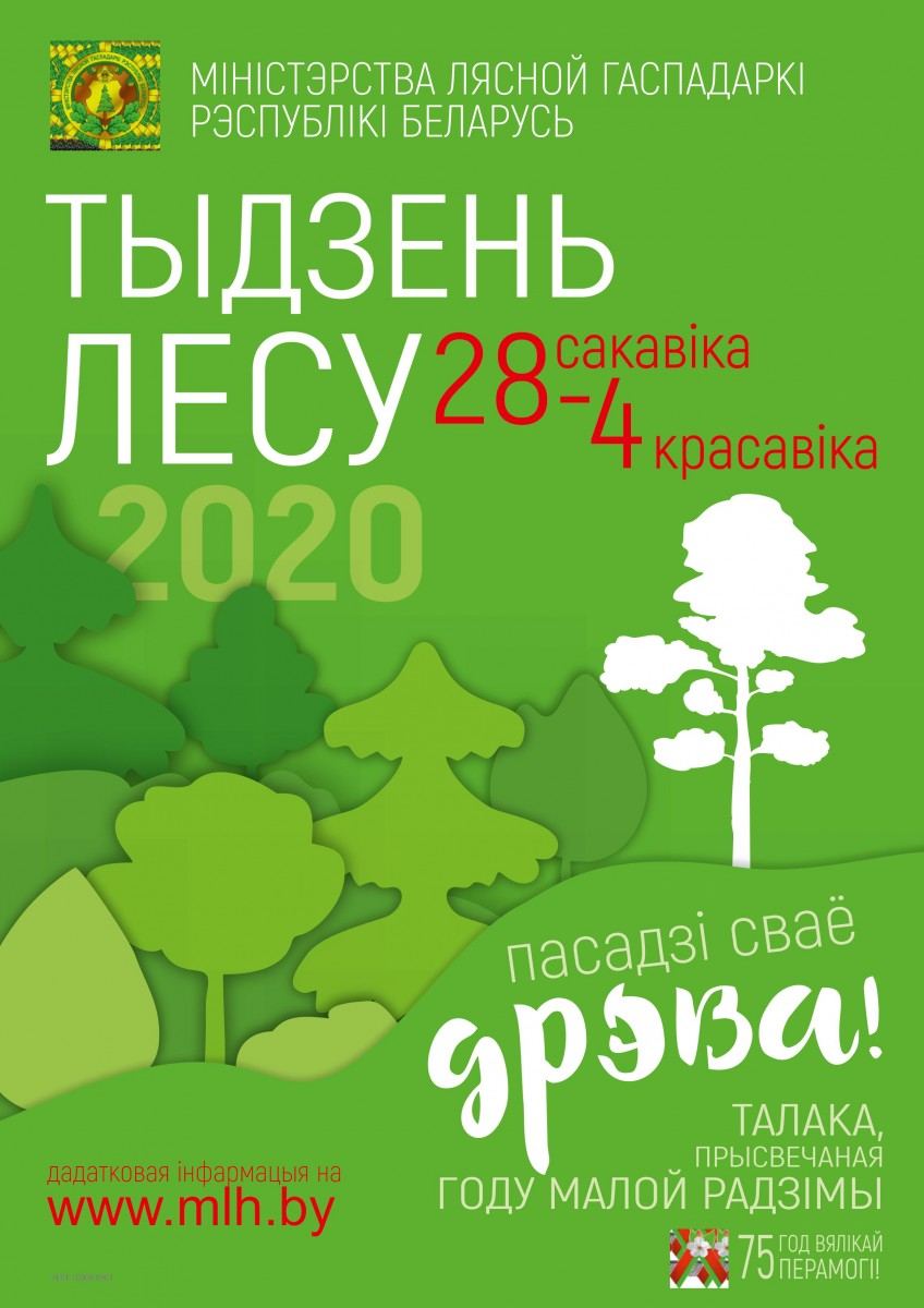 С 28 марта по 4 апреля в Могилевской области проходит акция "Неделя леса-2020"