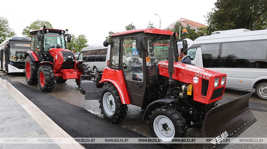 Belarus president gifts Belarusian tractors to Azerbaijani town