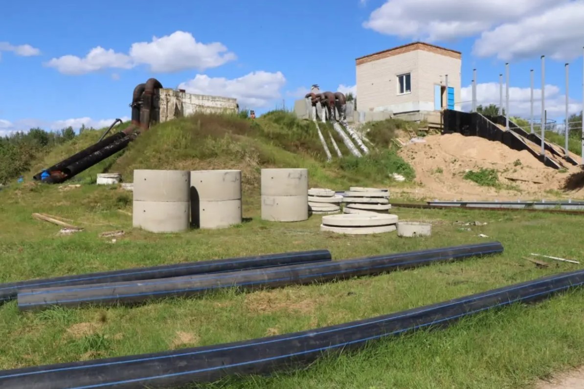 В этом году в Осиповичах началась реконструкция городских очистных сооружений