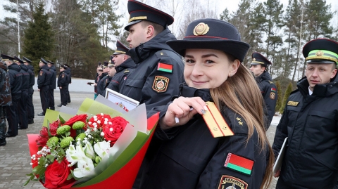 Урачысты мітынг, прысвечаны Дню міліцыі, адбыўся ў Магілёве