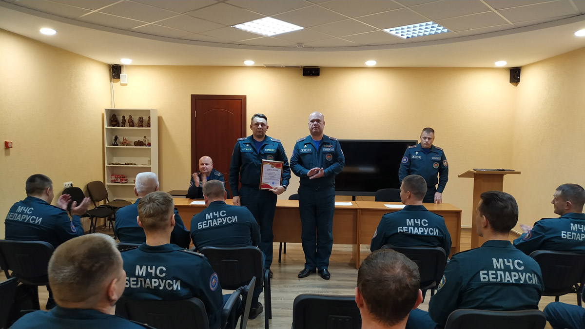 В Могилевской области определен лучший государственный инспектор по пожарному надзору