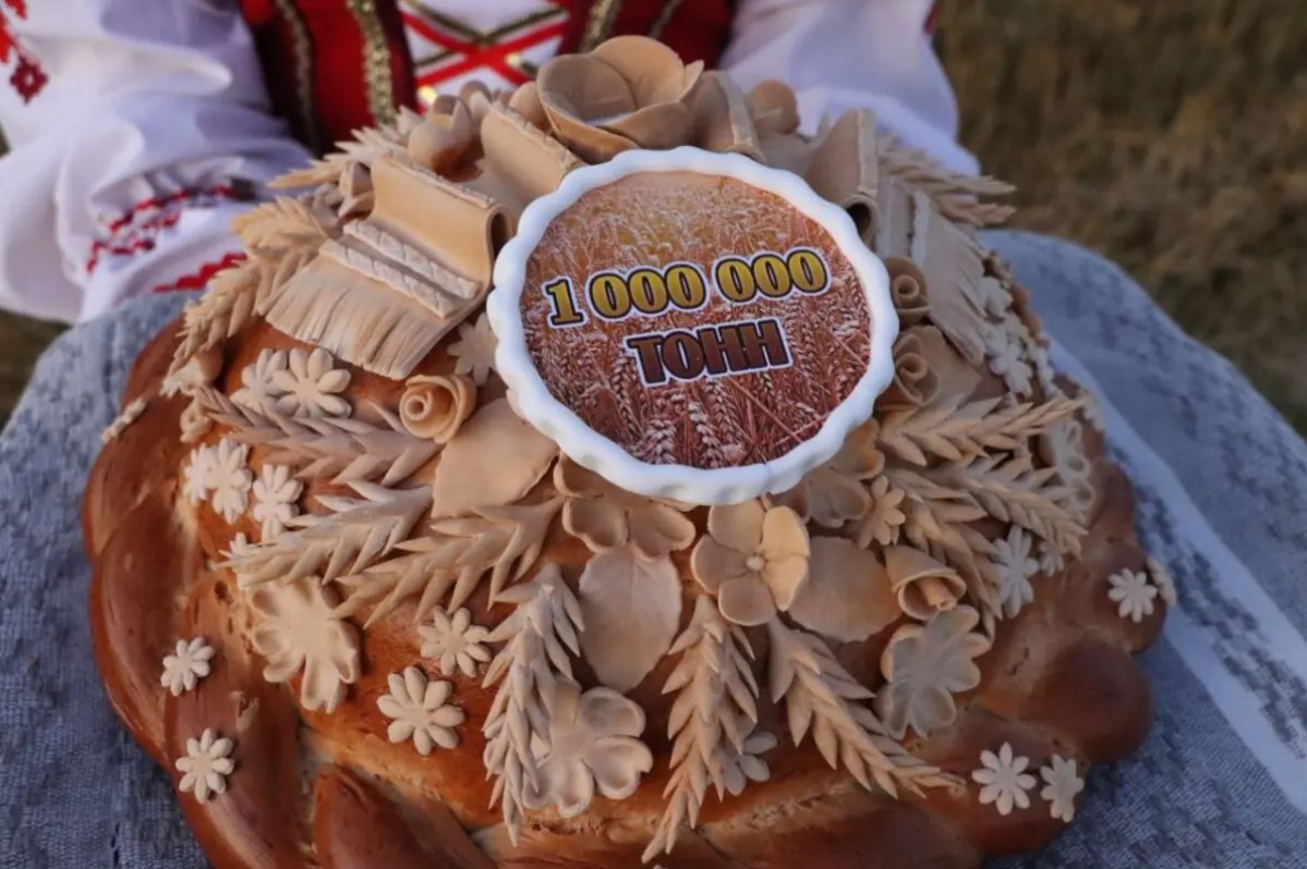 Каравай-миллионник уже на Осиповичской земле
