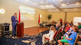 Нацыянальныя танцы і песні. У егіпецкай Хургадзе пасольства арганізавала сустрэчу з беларускай дыяспарай
