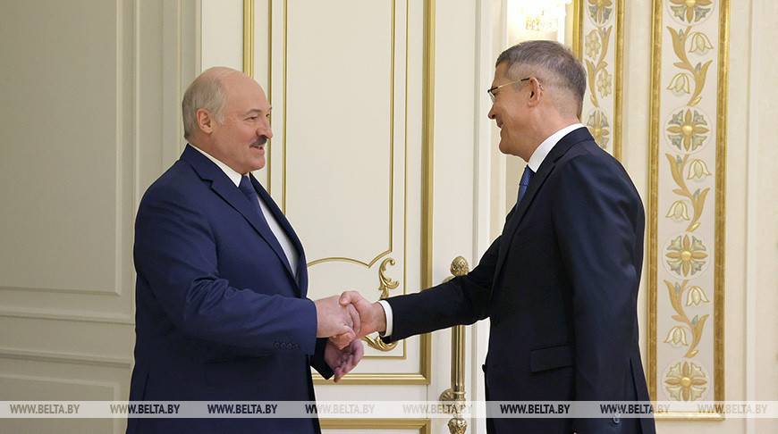 Президент Беларуси Александр Лукашенко провел встречу с главой Республики Башкортостан Радием Хабировым