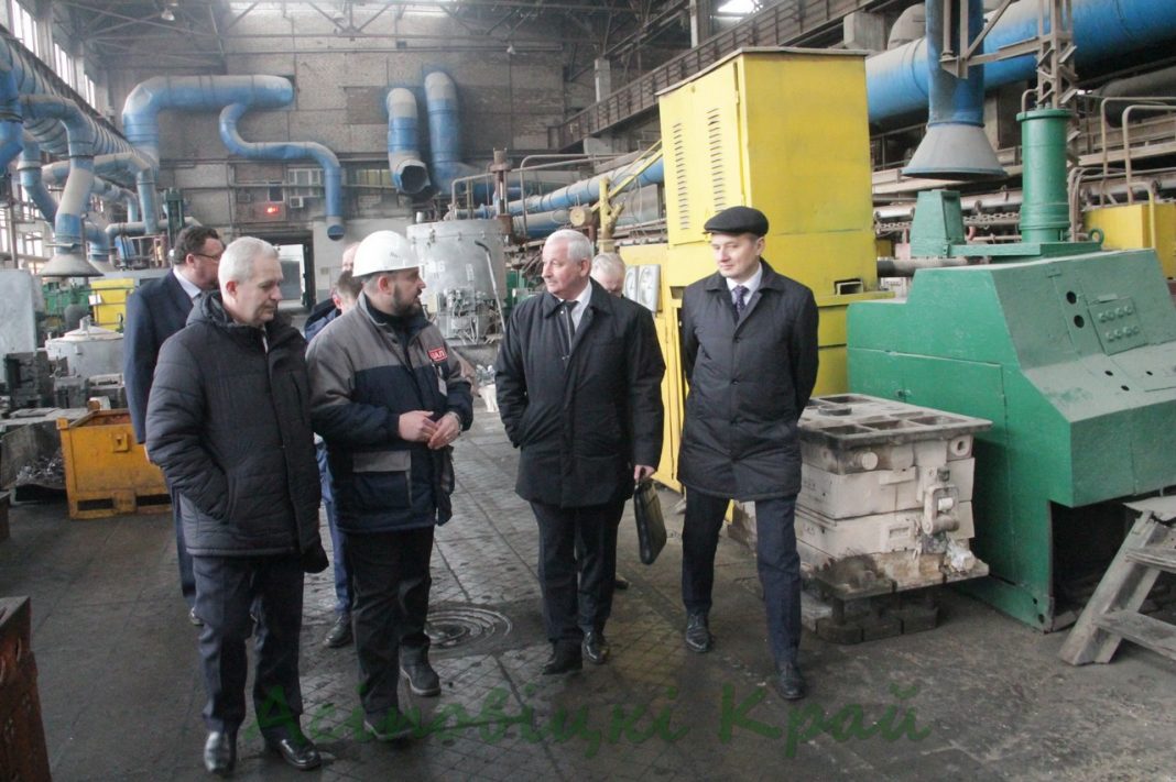 Министр промышленности в марте посетил Осиповичский завод автомобильных агрегатов